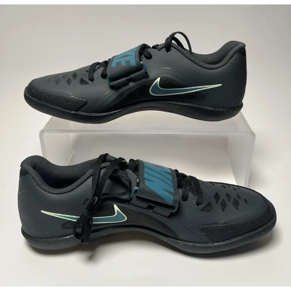 Nike Zoom Rival SD 2 Black‎ Blue Men Size 9.5 Throwing Shoes (FZ9665-001)